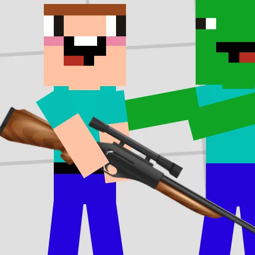 Game Noobik 2D: Zombie Escape